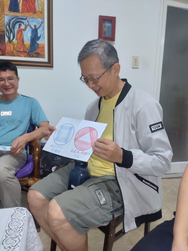 分享以圖案表達自己是誰、天主是誰